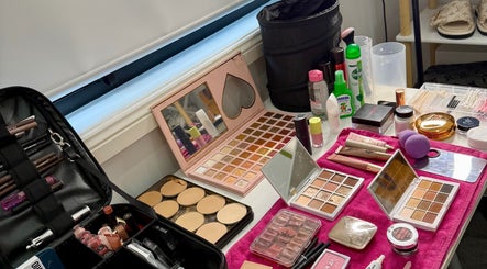Diverse makeup tools at Naomi Lee Makeup in Catherine Field, New South Wales, AU ready for application.