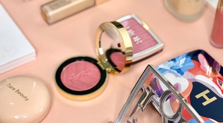 Luxury makeup products on display at Naomi Lee Makeup, Catherine Field, New South Wales, AU.