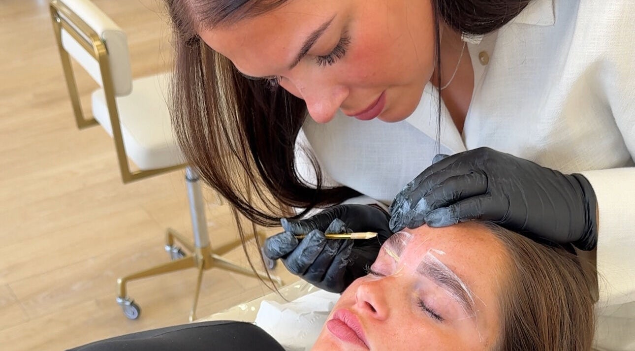 Detailed eyebrow shaping at Beauty by Ella Grace, Little Eaton, England, GB showcasing expert precision.