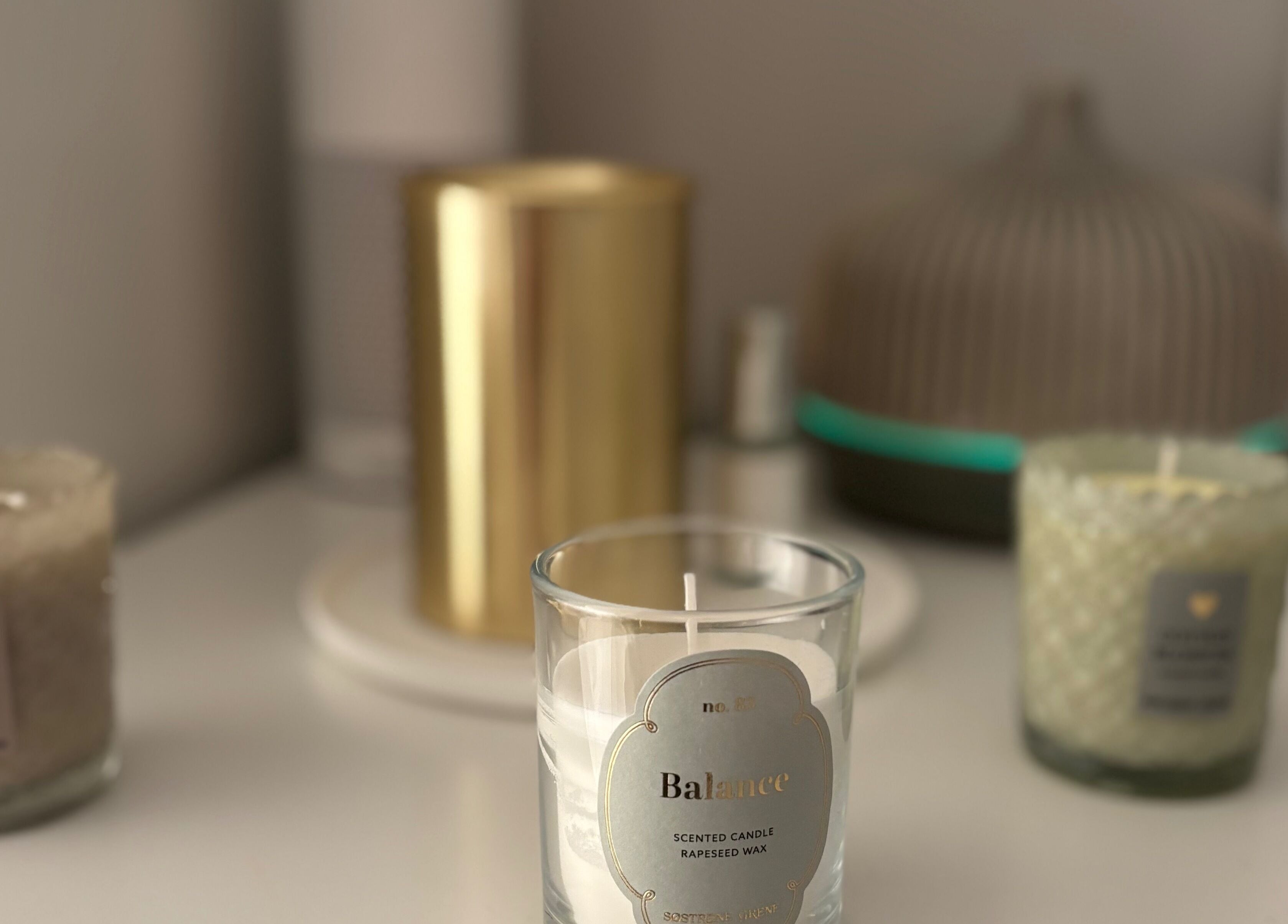 Calming candles at Elevate Skincare Norwich, creating a serene ambiance in Norwich, England, GB.