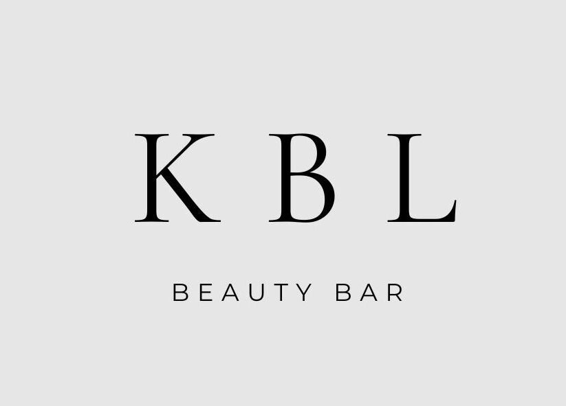 Kblbeautybar logo against a minimalist background in Peoria, Arizona, US.