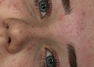Close-up of natural eye detail at Lash Dreams By Jess, Motherwell, Scotland, GB, showcasing beauty service quality.
