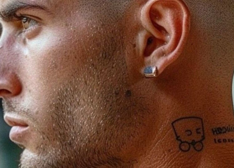 Close-up of a man's trendy buzzcut at The Salty Barber, Manawatū-whanganui, NZ.