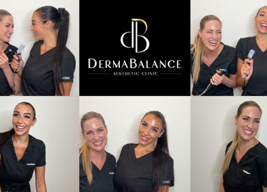Friendly staff at DermaBalance, Royal Tunbridge Wells, England, GB showcasing aesthetic services.