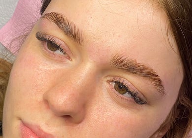 Brow enhancement at Emma's Beauty Room, Morpeth, England, GB captures natural beauty and precision.