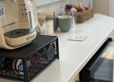 Coffee machine at The Forge Beauty Room, Newsham, England, GB offering a welcoming atmosphere.