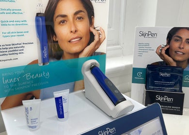 SkinPen display at The Private Practice (Birmingham), showcasing skincare tools in Birmingham, England, GB.