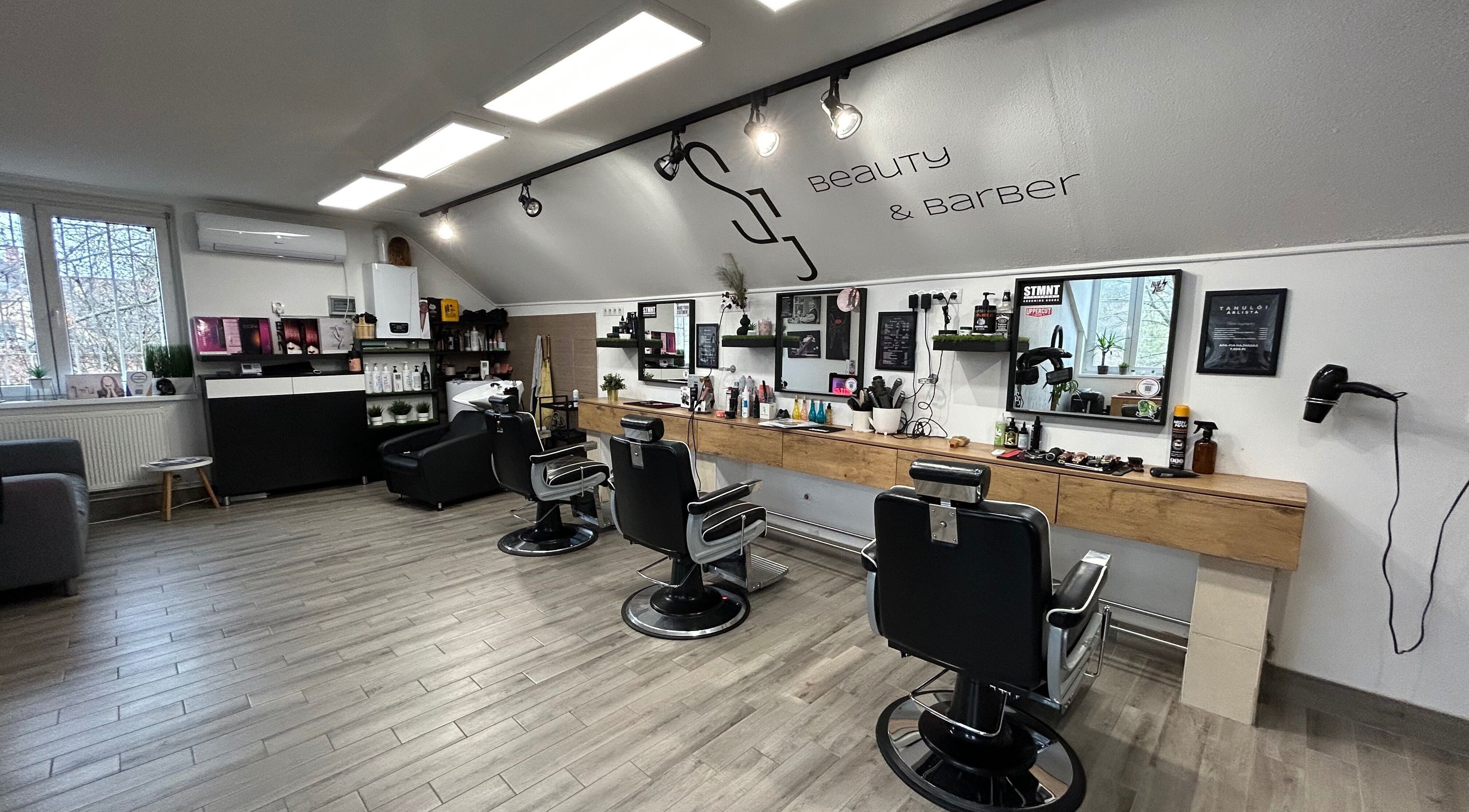 SG Beauty & Barber Salon szalon beltere Pilisszentiván, HU, modern dizájnnal és professzionális berendezésekkel.
