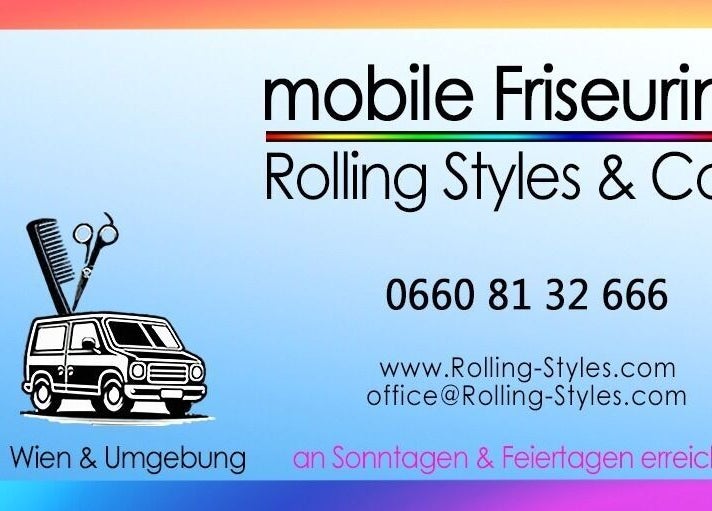 Rolling Styles & Co - mobile Friseurin in Wien/Umgebung bietet farbenfrohe mobile Friseurservices in Wien, Wien, AT.
