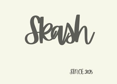 Elegant Skash logo with swirling script, Cape Town, Western Cape, ZA.