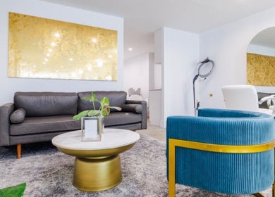 Inviting interior of Silky | The Healthy Hair Experts 2 in Brooklyn, New York, US, featuring chic seating.