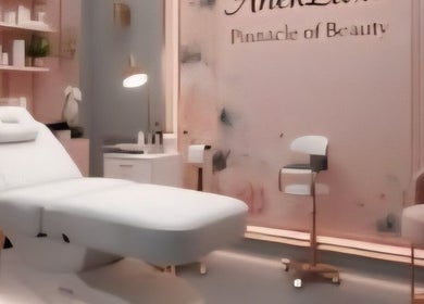Elegant treatment room at AnekLuxe | Esthetician Montego Bay, St. James Parish, JM, showcasing a modern spa bed.