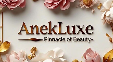 AnekLuxe | Esthetician Montego Bay logo with floral design in Montego Bay, St. James Parish, JM.