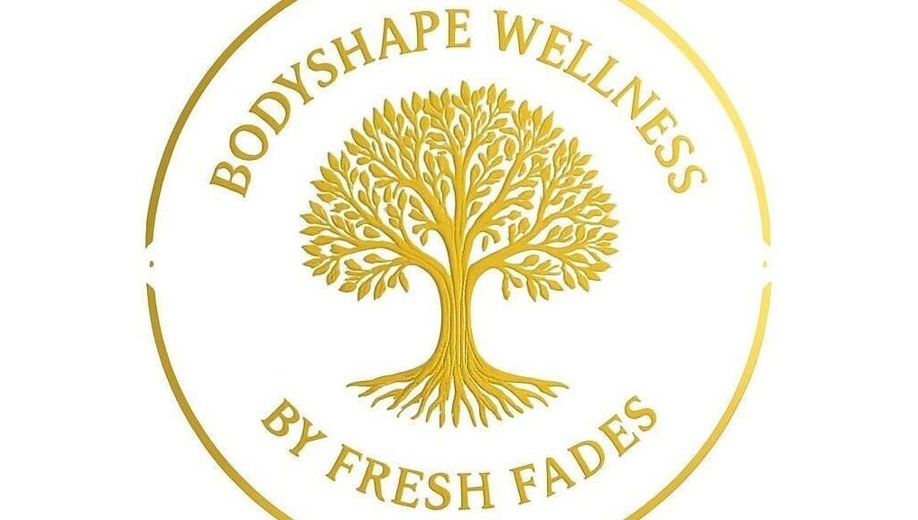 Golden tree logo of Bodyshape Wellness FF, Tas-sliema, MT, symbolizing health and vitality.