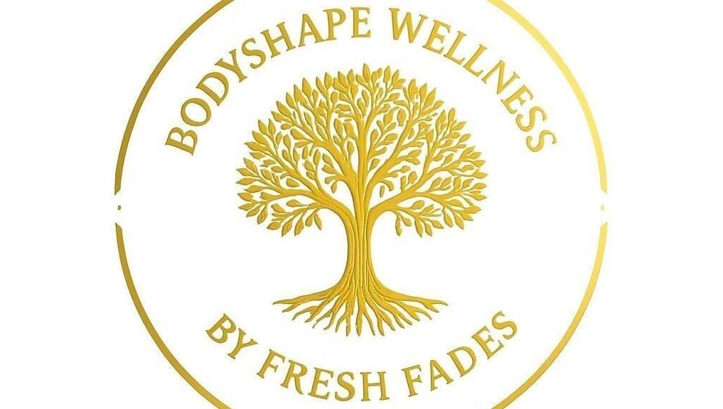 Golden tree logo of Bodyshape Wellness FF, Tas-sliema, MT, symbolizing health and vitality.