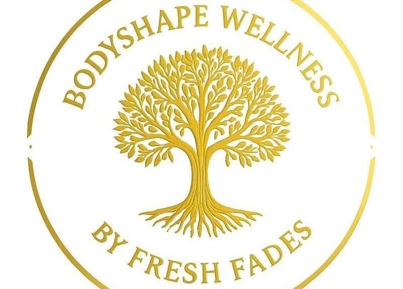 Golden tree logo of Bodyshape Wellness FF, Tas-sliema, MT, symbolizing health and vitality.