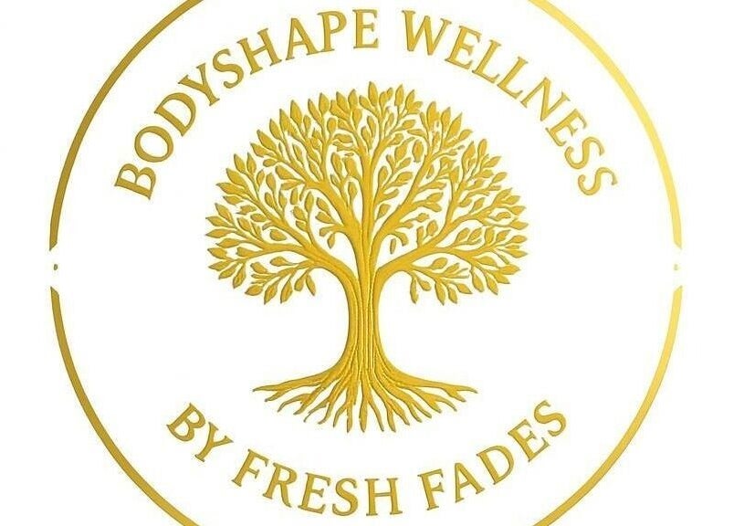 Golden tree logo of Bodyshape Wellness FF, Tas-sliema, MT, symbolizing health and vitality.