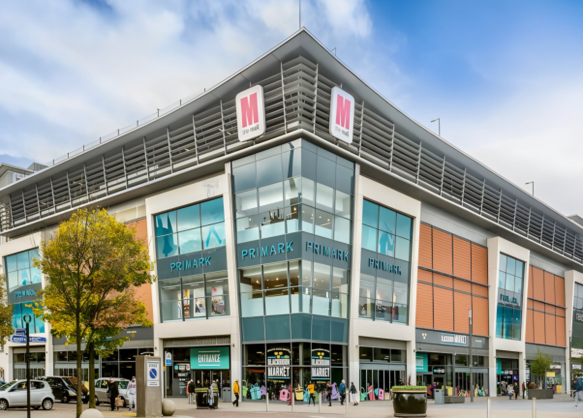 Exterior view of Just Cuts & Colour Blackburn at Blackburn, England, GB, showcasing modern architecture.