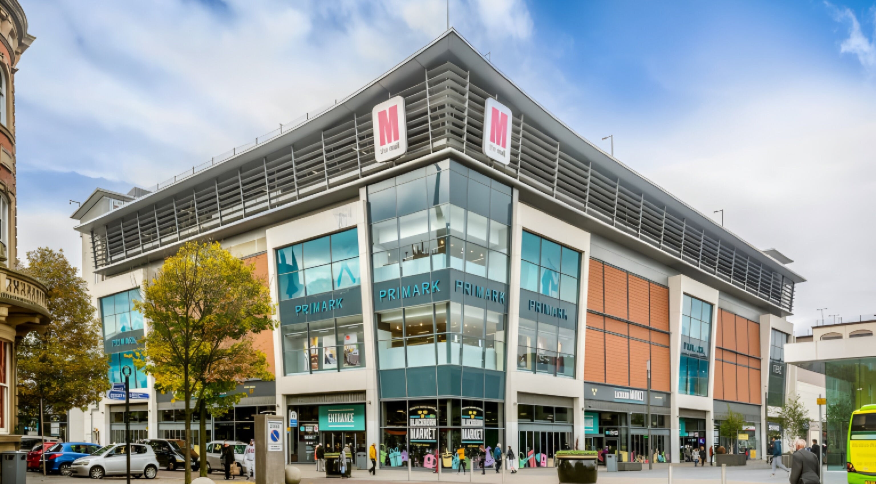Exterior view of Just Cuts & Colour Blackburn at Blackburn, England, GB, showcasing modern architecture.