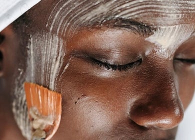 Relaxing facial being applied at Facials By Tina Maria, Freeport, Freeport, BS, for radiant skin rejuvenation.