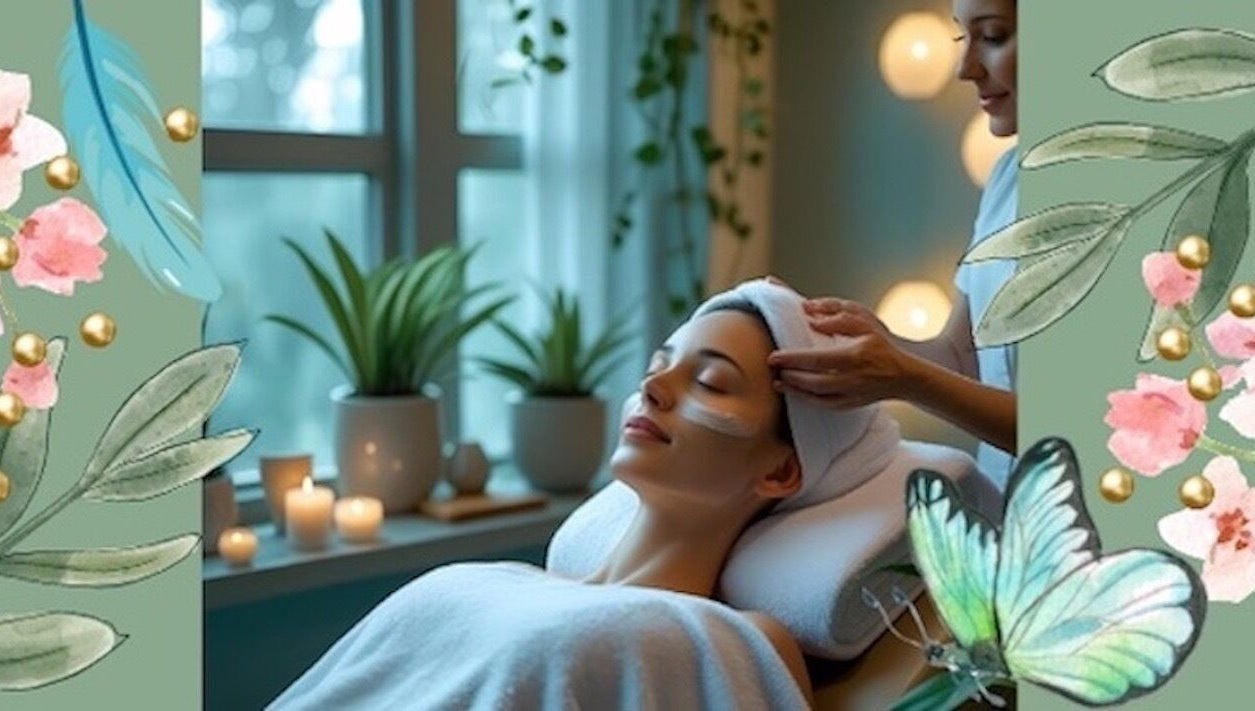 Relaxing face massage during Mobile in Home appointment in Kidsgrove, England, GB with serene atmosphere.