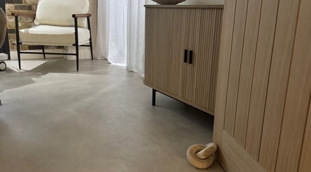 Cozy seating and wooden decor at Form wellness club in Sunderland, England, GB.
