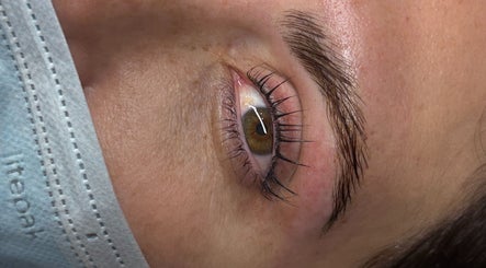 Close-up of expertly styled lashes at Lash Of Luxury in Los Gatos, California, US.