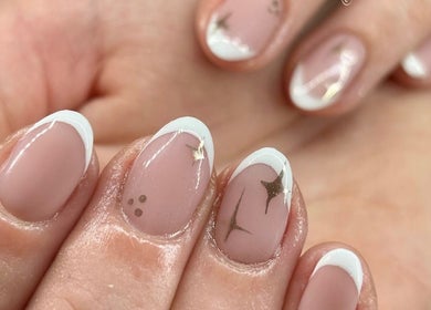 Stylish nail art at Aesthetics by Kaylee in Mashishing, Mpumalanga, ZA featuring delicate designs and a modern finish.
