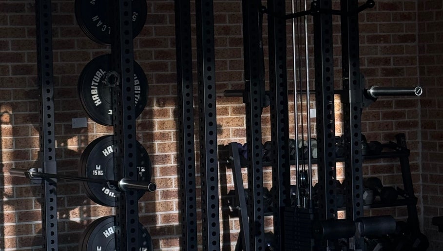 Fitness equipment at Shift in Fairy Meadow, New South Wales, AU. Sleek gym setup.