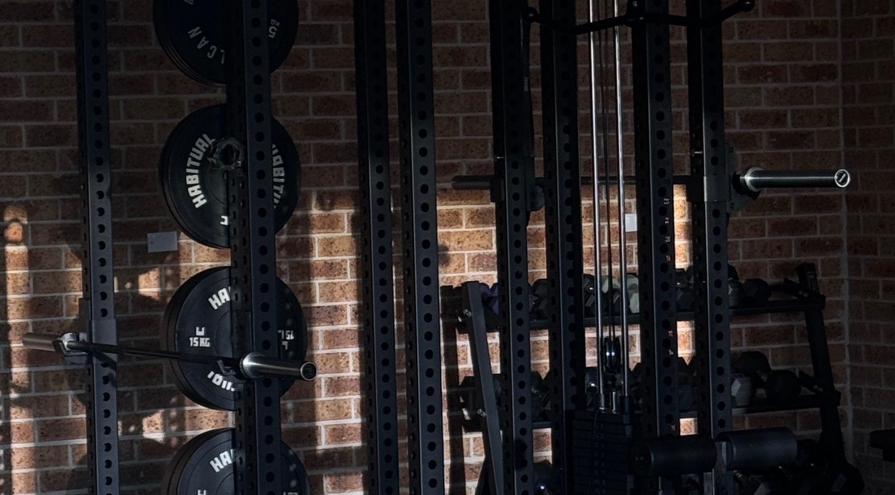 Fitness equipment at Shift in Fairy Meadow, New South Wales, AU. Sleek gym setup.