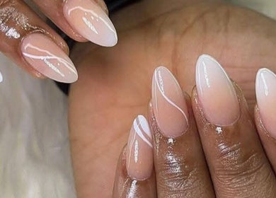 Elegant manicure at Sassy Tips by Sab in Spanish Town, St. Catherine Parish, JM showcasing stylish nail art.