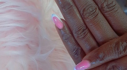 Elegant pink manicure by Sassy Tips by Sab in Spanish Town, St. Catherine Parish, JM.