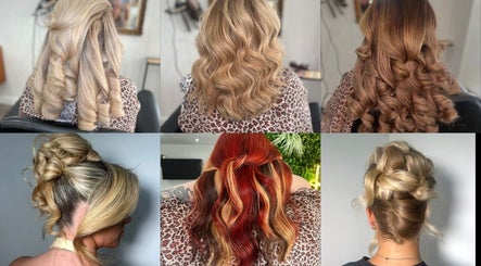 Stylish hair designs with curls and waves at Hair by Hannah, Blackpool, England, GB.