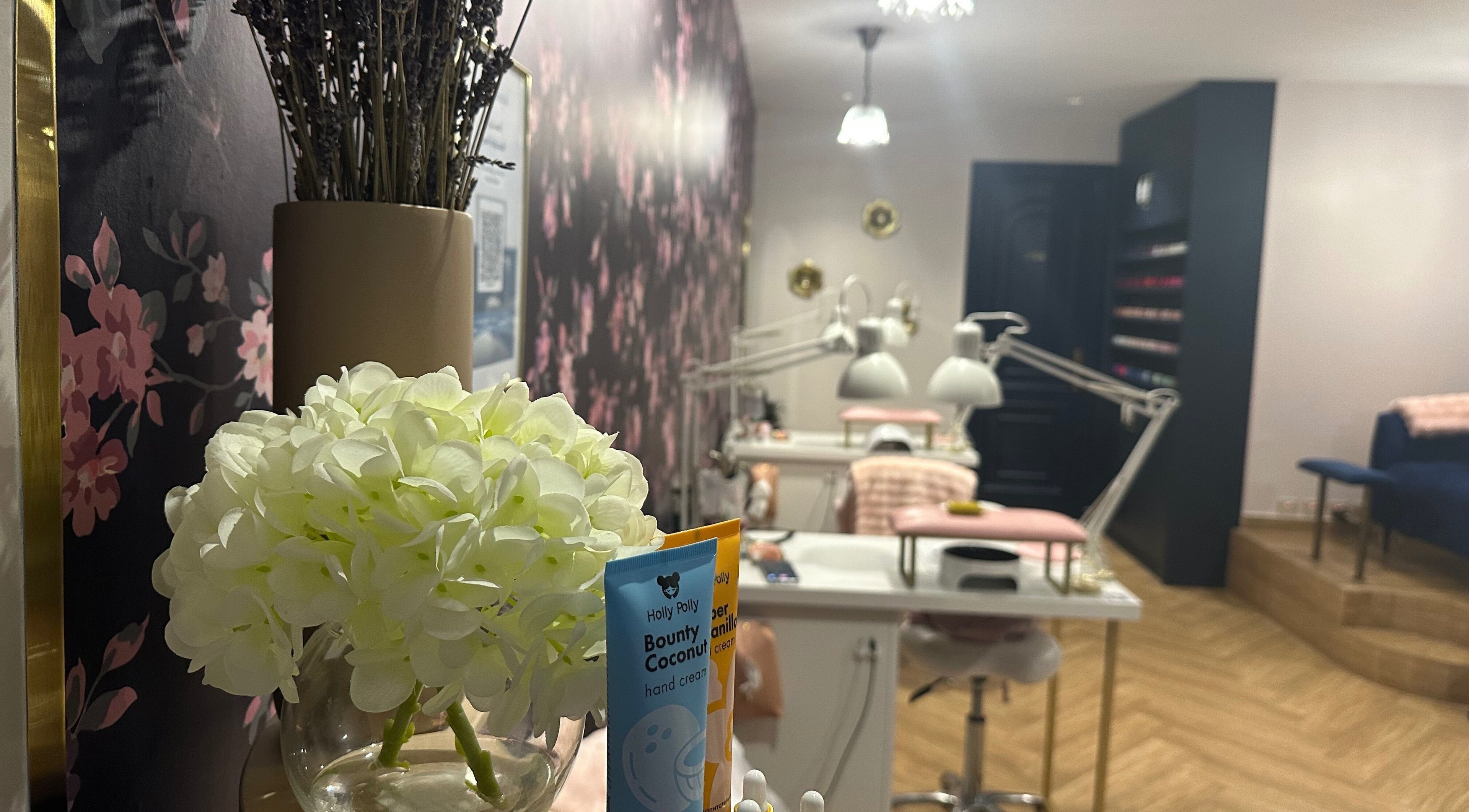 Elegant interior of Nailful Salon in Jeddah, Makkah Province, SA with chic decor and modern nail stations.