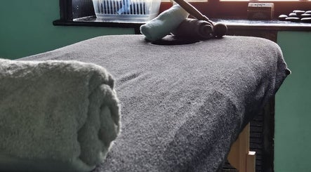 Massage table setup at Relax Massage & Wellness in Darwen, England, GB, ready for a soothing session.