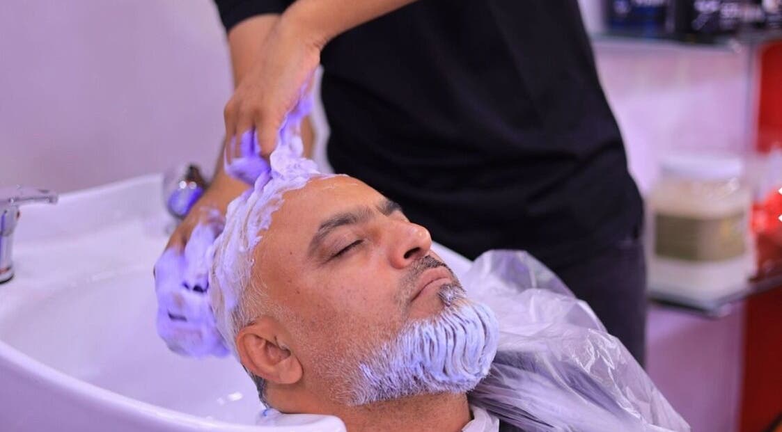 Gentle hair wash at Stylish Cut Salon, Sharjah, Sharjah, AE. Experience relaxation and quality care.