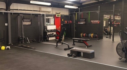 Fitness area at Essential Remedial Massage, DoTheWorkHQ, Walton Summit Centre, Bamber Bridge, England.