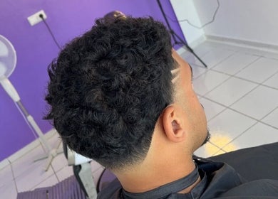 Modern fade haircut at Mustafa Cuts, Sala Al Jadida, Rabat-salé-kénitra, MA.