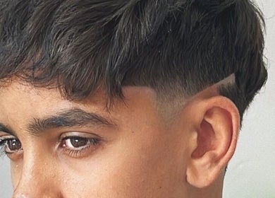 Close-up of modern haircut at Mustafa Cuts, Sala Al Jadida, Rabat-salé-kénitra, MA.