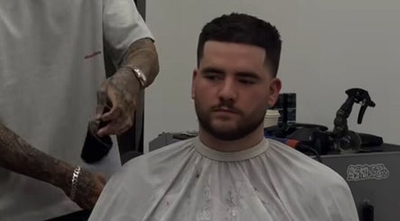 Customer getting styled at Mustafa Cuts, Sala Al Jadida, Rabat-salé-kénitra, MA.