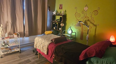Relaxing treatment room at Pure Acupuncture NI - The Tranquillity Room, Lisburn, Northern Ireland, GB.