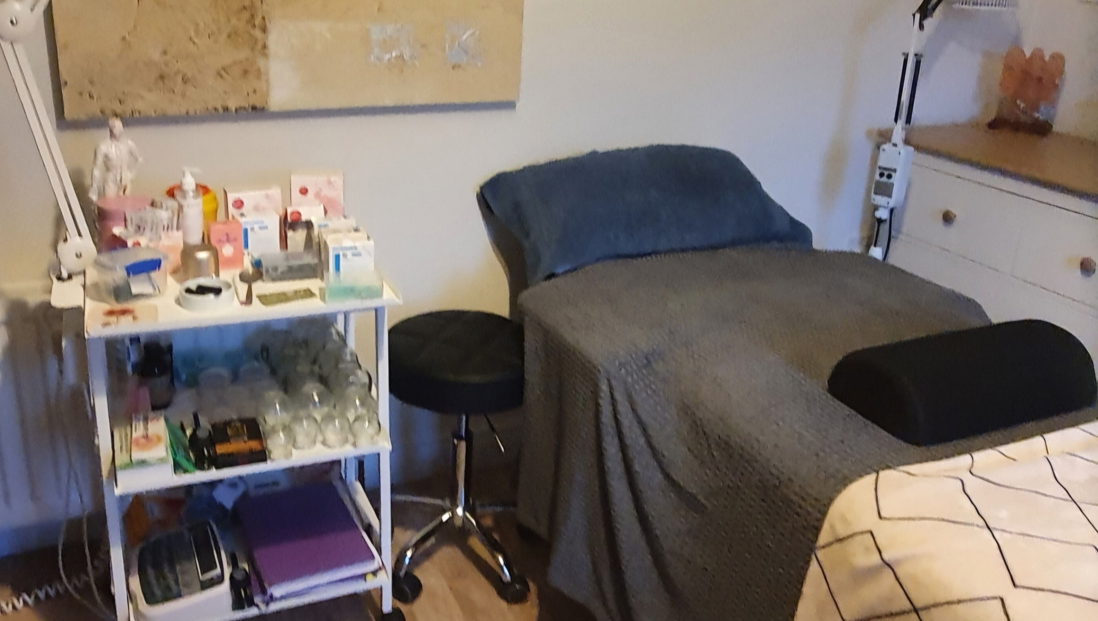 Cosy treatment room at Pure Acupuncture NI - The Tranquillity Room, Lisburn, Northern Ireland, GB.