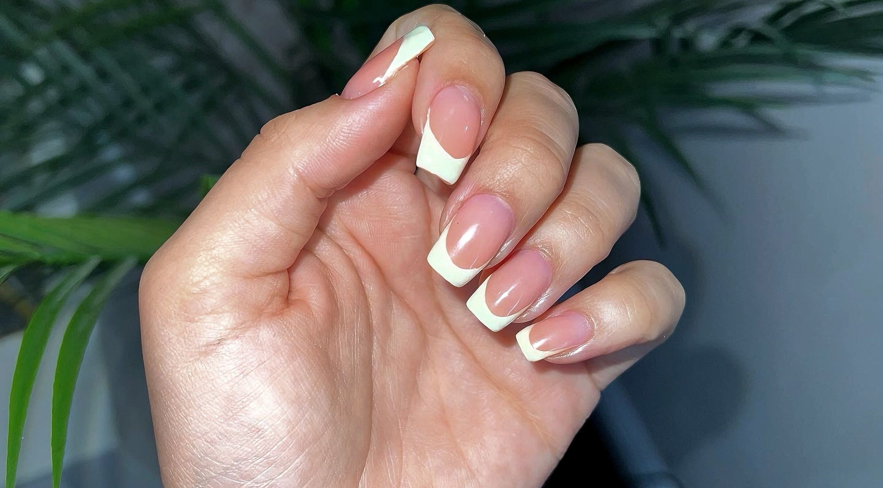 French manicure at kerisbeauty, Swindon, England, GB. Perfect for elegance and style.