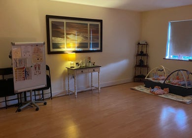 Peaceful therapy room at Celestial Blessings Therapy, Newport, County Tipperary, IE, with serene decor.