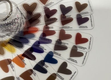 Diverse shade palette for brows at BROWS BABE, Melbourne, Victoria, AU, showcasing vibrant color options.