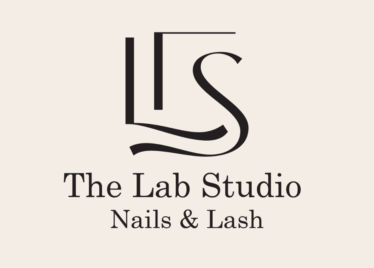 The Lab Studio Nails & Lash logo in Washington Township, Ohio, US, featuring stylish initials.