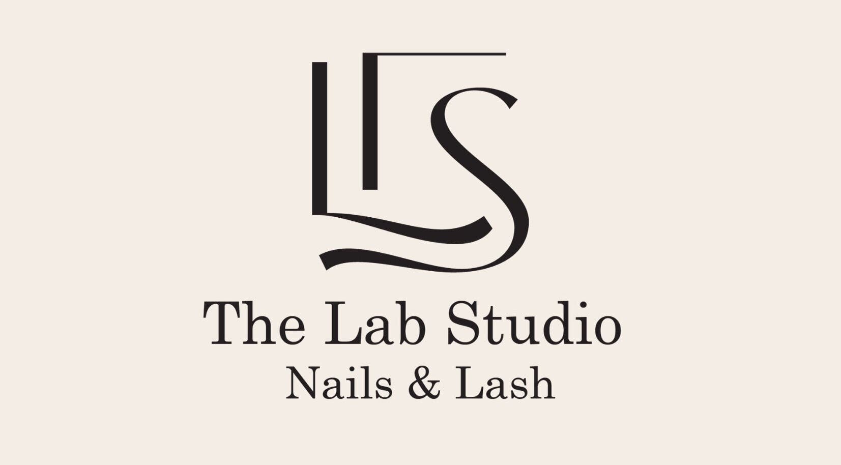 The Lab Studio Nails & Lash logo in Washington Township, Ohio, US, featuring stylish initials.