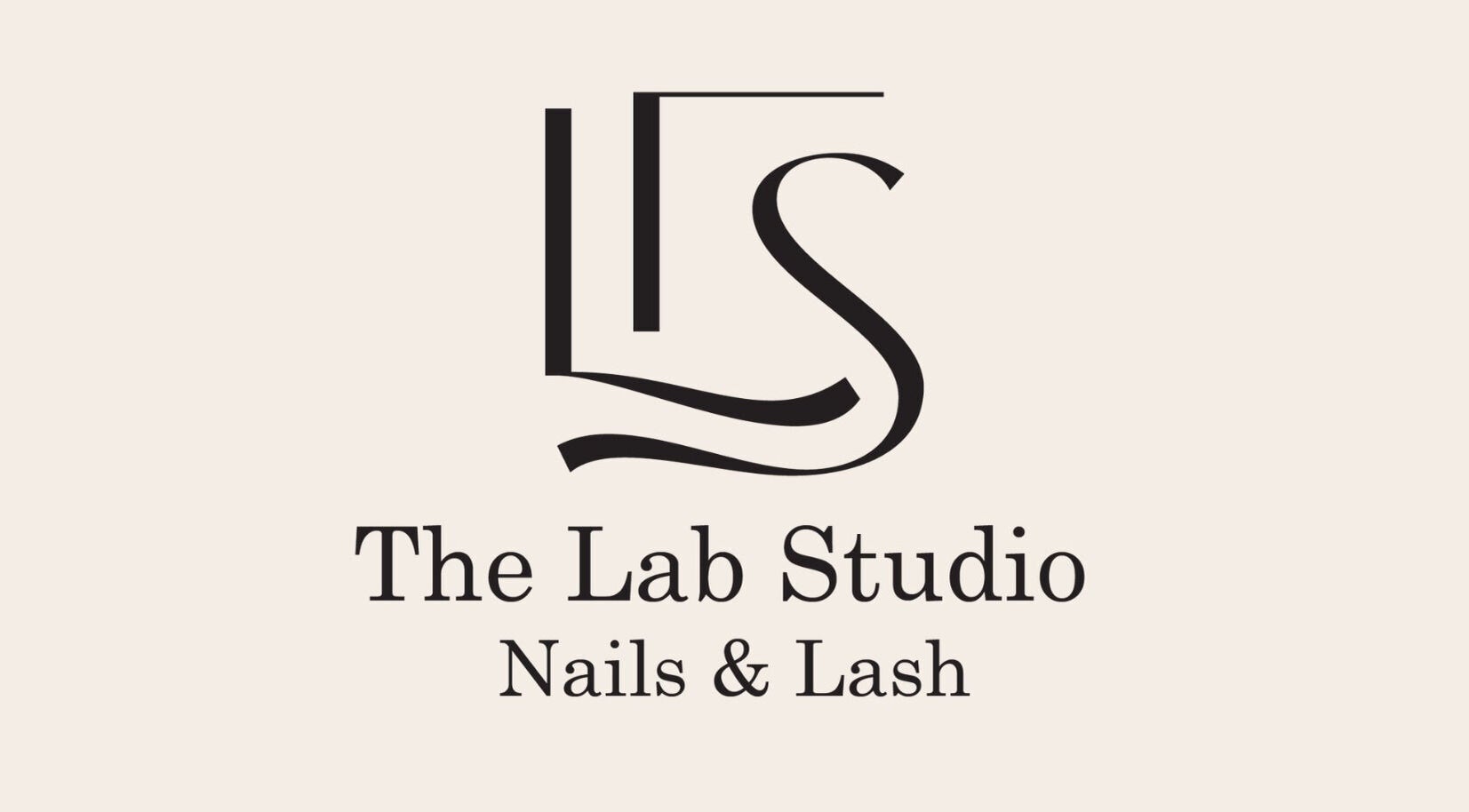 The Lab Studio Nails & Lash logo in Washington Township, Ohio, US, featuring stylish initials.
