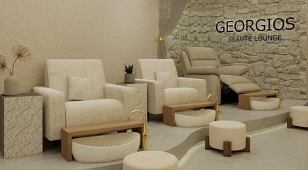 Elegant spa chairs at Georgios Beaute Lounge, Bali, Bali, ID offering a tranquil retreat.
