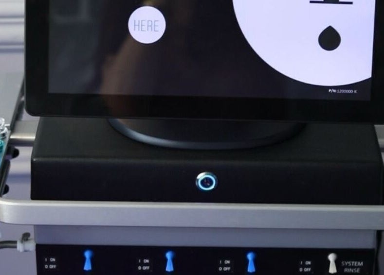 Advanced skin therapy machine at GRACE body&face, Glyfada, GR, enhancing beauty treatments.